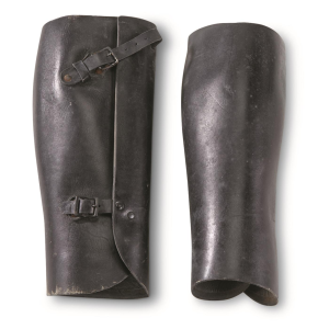 Swedish Military Surplus Parade Horse Leather Gaiters Like New