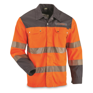 Italian Military Surplus Hi Vis Work Jacket Used