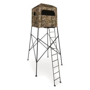 OL'MAN 12' Fortress Deluxe Quad Pod with Blind Enclosure - Ol'man