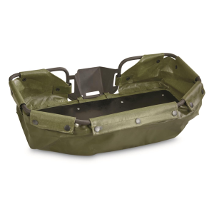 U.S. Military Surplus Cartridge Catch Bag with Frame New