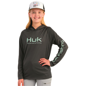 Huk Youth Pursuit Long Sleeve Glow Hoodie - Huk