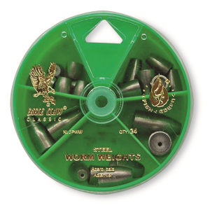 Eagle Claw Worm Weight Value Pack 24 Pieces - Eagle Claw
