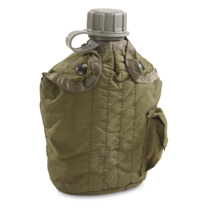 U.S. Military Surplus 1 Quart Canteen and Insulated Cover Used