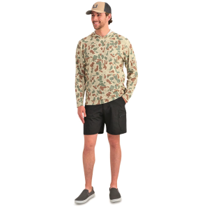 HUK Leeward Lightweight Fleece KC Printed Hoodie