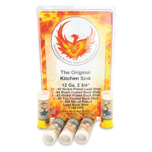 Phoenix Rising Original Kitchen Sink 12 Gauge 2 3/4 5 Rounds enix Rising Original Kitchen Sink 12 Gauge 2 3/4 5 Rounds Ammo
