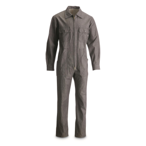 Greek Municipal Surplus Denim Coveralls New