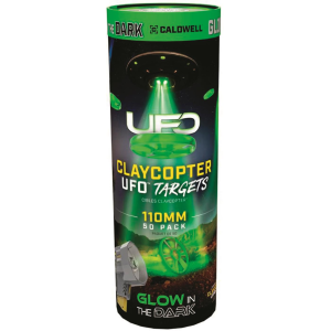 Caldwell ClayCopter UFO 110mm Glowing Targets 50 Pack