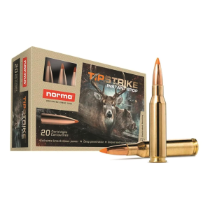 Norma Tipstrike 7mm-08 Remington Polymer Tip 160 Grain 20 Rounds ma Tipstrike 7mm-08 Remington Polymer Tip 160 Grain 20 Rounds Ammo