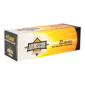 Armscor Usa Armscor Precision Rimfire Ammo .22 LR HP 36 Grain 50 Rounds - $4.99 at Sportsman's Guide