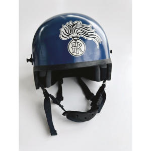 Italian Carabinieri Military Police Surplus Ballistic Riot Helmet with Bag Used