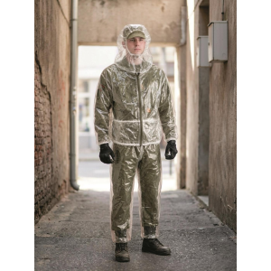Israeli Military Surplus 2 Piece Waterproof Clear Chemical Suit New