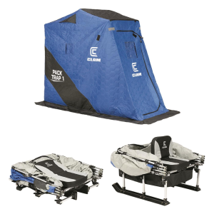 Clam Clam Pack Trap 1 Insulated Ice Fishing Shelter - $699.99 at Sportsman's Guide
