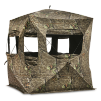 Guide Gear Field General 4-Star Insulated Thermal Ground Blind with Snow Pole