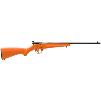 Youth Savage Rascal Bolt Action .22LR Rimfire 16.125" Barrel Orange Synthetic Stock 1 Round