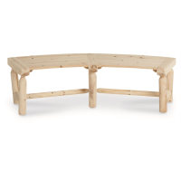 CASTLECREEK Log Fire Pit Bench