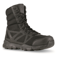 Reebok Men's 8" Dauntless Ultra Light Side-zip Tactical Boots Black