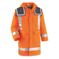 Italian Navy Surplus Hi-Visibility Deck Crew Jacket and Pants New