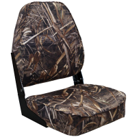 Wise High Back Camo Boat Seat Realtree MAX-5