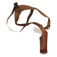 Cebeci Arms Leather YYL Vertical Shoulder Holster Medium Large Pistols/Revolvers