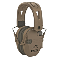 Walker's Razor Tacti-Grip FDE Hearing Protection Muffs 23 dB NRR