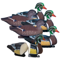 Higdon Foam-filled Standard Wood Duck Decoys 6 Pack