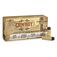 Fiocchi Cowboy Action .45 Colt LRNFP 250 Grain 50 Rounds