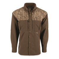 Drake Waterfowl Youth Two-tone Camo Wingshooter's Long-sleeve Shirt
