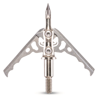 Rage Hypodermic Crossbow NC Mechanical Crossbow Broadheads 2-Blade 125 Grain 3 Pack