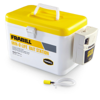 Frabill 8-qt. Min-O-Life Bait Station Cooler Yellow / White