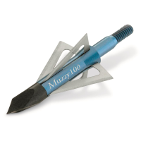 Muzzy 4-Blade Screw-In Broadheads 100 Grain 6 Pack