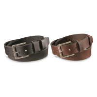 Guide Gear Men's Leather Belts 2 Pack