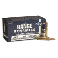 Fiocchi Rifle Shooting Dynamics .223 Remington FMJ-BT 55 Grain 50 Rounds