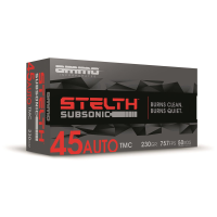 Ammo Inc. Stelth Subsonic .45 ACP TMC 230 Grain 50 Rounds