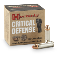 Hornady Critical Defense .38 Special FTX 110 Grain 25 Rounds