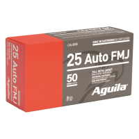 Aguila .25 ACP FMJ 50 Grain 50 Rounds