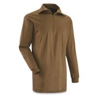 Swiss Military Surplus Quarter Zip Long Sleeve Shirt Used