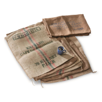 Colombian Coffee Burlap Bags 8 Pack Used