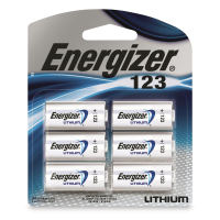 Energizer Lithium CR123 Batteries 6 Pack