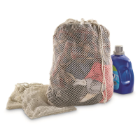 Dutch Military Surplus Mesh Laundry Bags 3 Pack Used