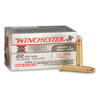Winchester Super-X .22 Magnum FMJ 40 Grain 50 Rounds
