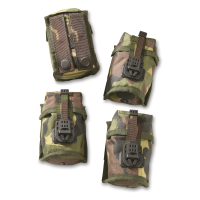 Dutch Military Surplus Grenade Pouches 4 Pack Used
