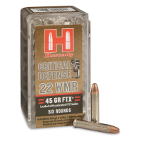 Hornady Critical Defense .22 Magnum FTX 45 Grain 50 Rounds