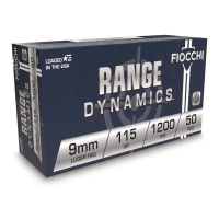 Fiocchi Pistol Shooting Dynamics 9mm FMJ 115 Grain 50 Rounds