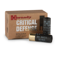 Hornady Critical Defense 12 Gauge 2 3/4" Shells 00 Buckshot 10 Rounds