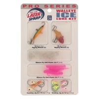 Eagle Claw Pro Series Walleye Ice Lure Kit 20 Piece