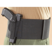 Belly Band Holster with 2 Mag Pouches Black