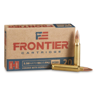 Hornady Frontier Cartridge 5.56x45mm NATO FMJ 55 Grain 20 Rounds