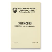 U.S. Military Surplus Technical Manual on Silencers New