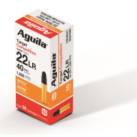 Aguila Target Competition .22LR 40 Grain SP 50 Rounds