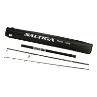 Daiwa Saltiga Salwater Travel 3-Piece Casting Rod 7'4" Length Medium Power Fast Action
